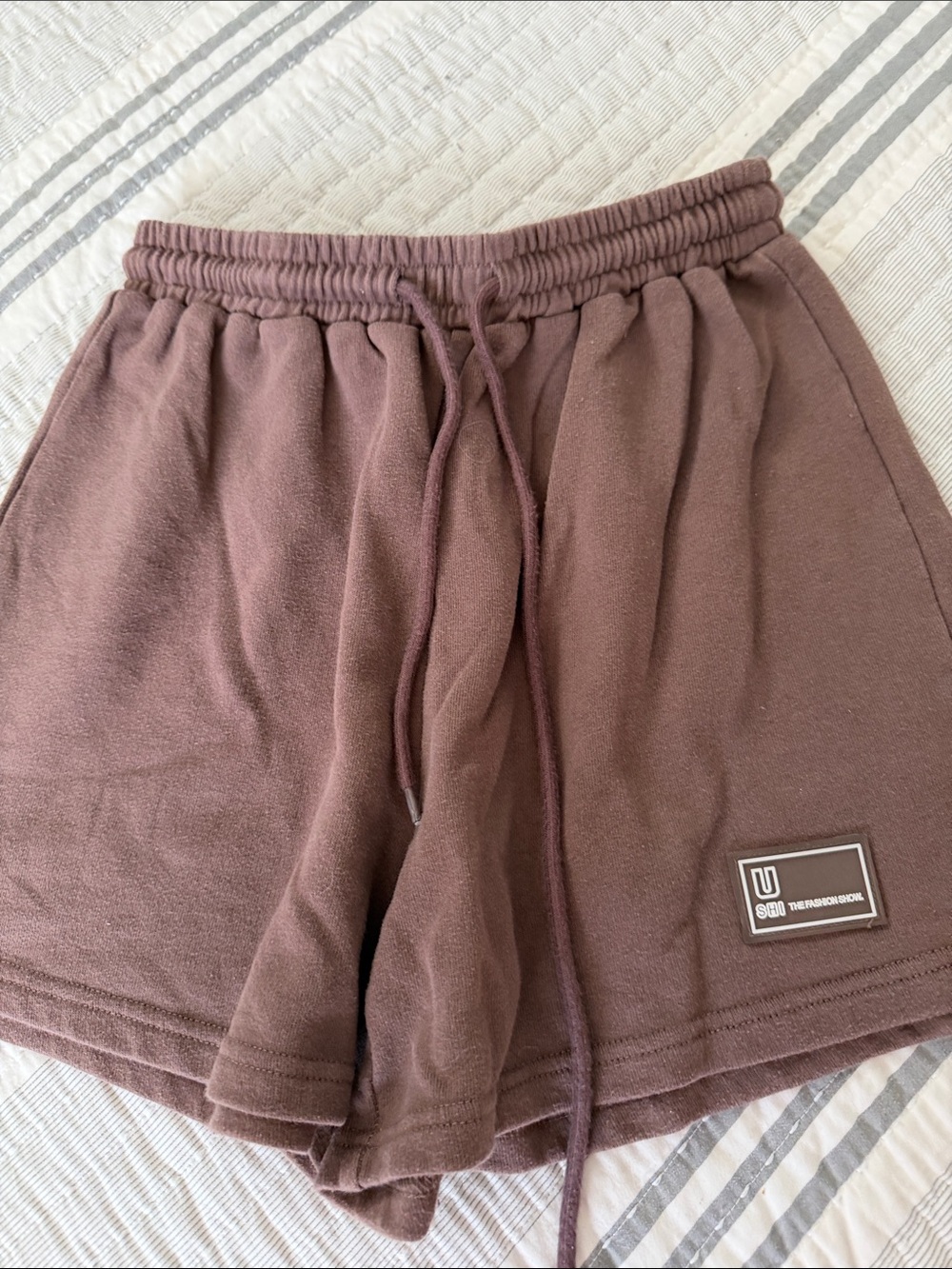Neighborhood Terry Drawstring Shorts - Chocolate Brown